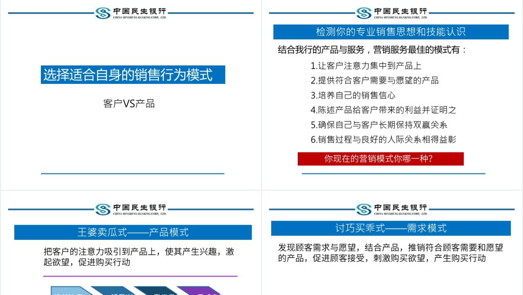 银行客户经理岗位营销技能提升与目标客户拓展技巧PPT范文 银行客户经理岗位营销技能提升与目标客户拓展技巧PPT范文