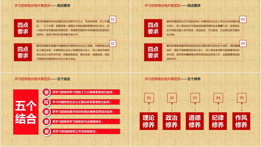 学习团史团章做合格共青团团员PPT党课 学习团史团章做合格共青团团员PPT党课
