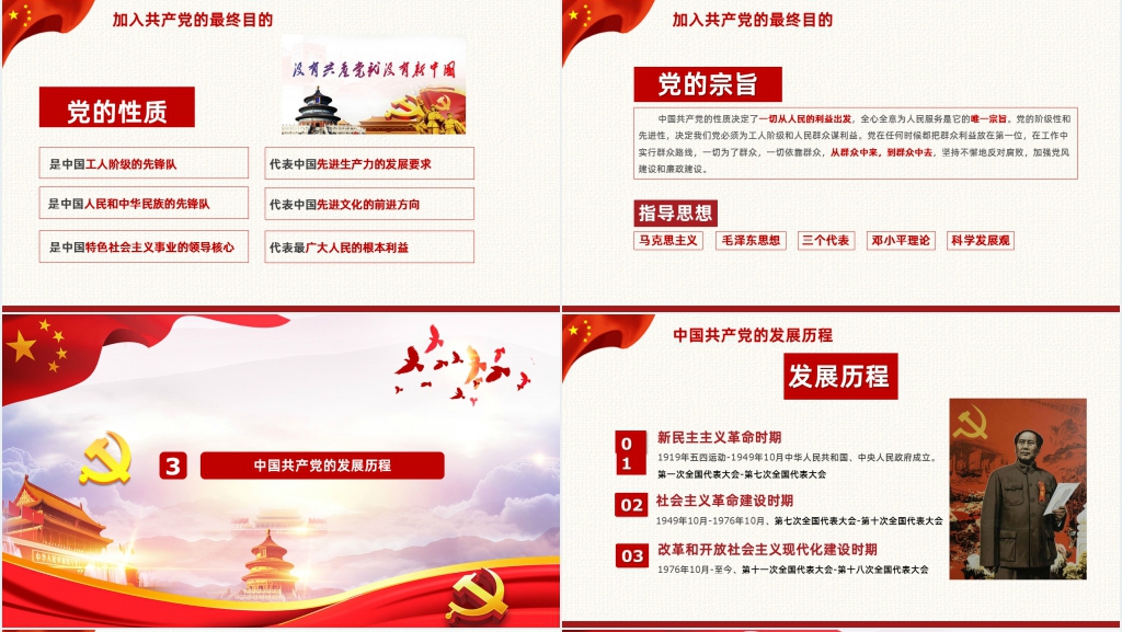 新时代争做优秀党员党课教育PPT 新时代争做优秀党员党课教育PPT