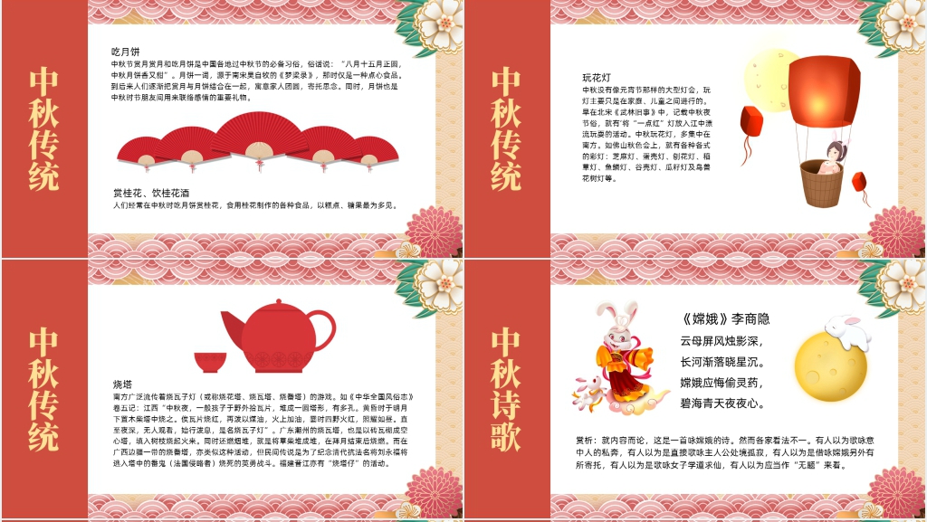 了解中秋节的传统习俗及文化PPT课件 了解中秋节的传统习俗及文化PPT课件