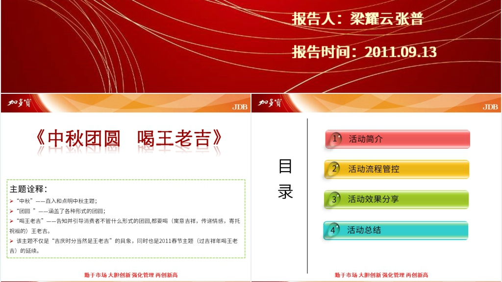 中秋节加多宝(王老吉)活动联盟结案报告PPT实例 中秋节加多宝(王老吉)活动联盟结案报告PPT实例