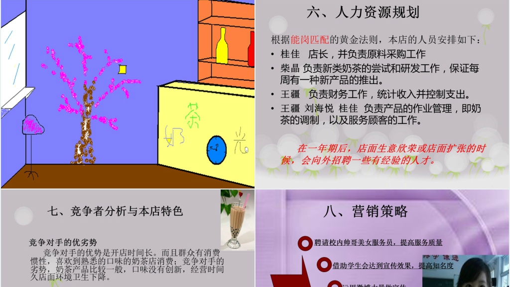 大学生创业大赛奶茶店创业计划书PPT范文 大学生创业大赛奶茶店创业计划书PPT范文
