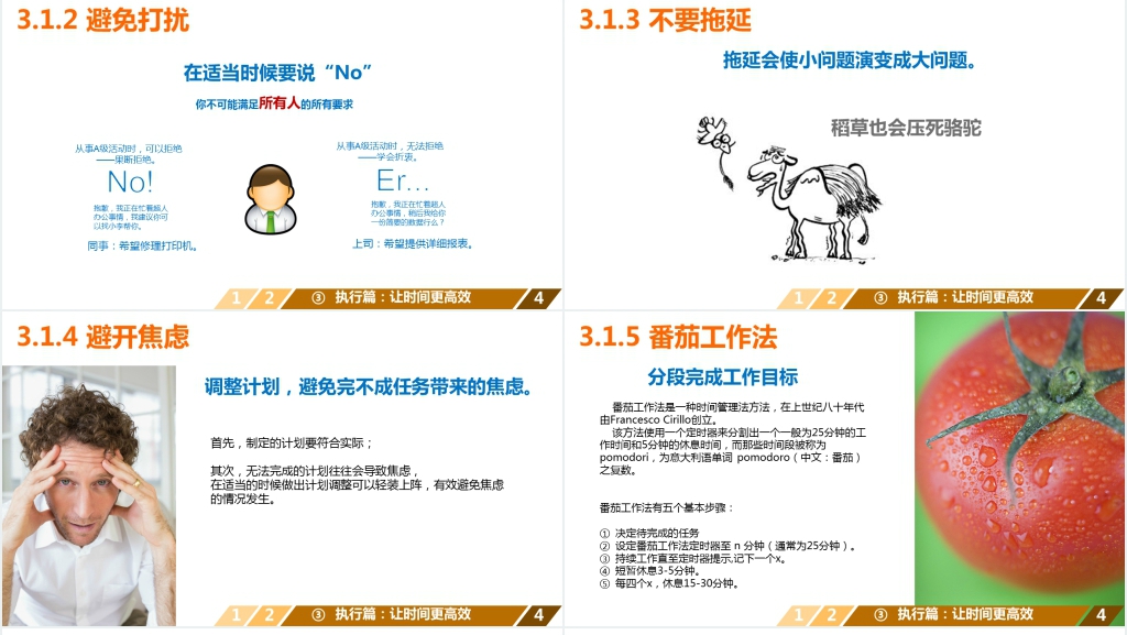 如何让时间变的高效培训PPT课件 如何让时间变的高效培训PPT课件