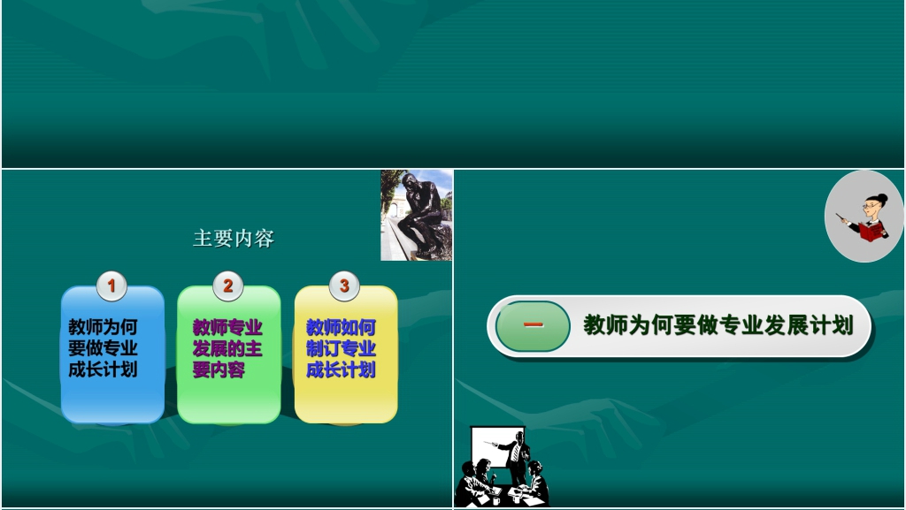 教师近五年发展职业规划PPT模板 教师近五年发展职业规划PPT模板