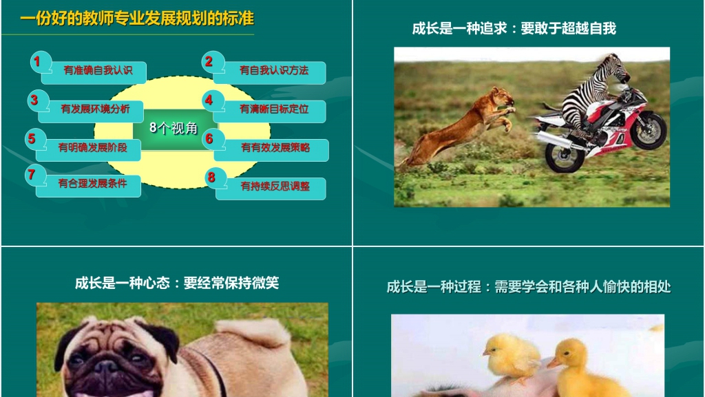 教师近五年发展职业规划PPT模板 教师近五年发展职业规划PPT模板