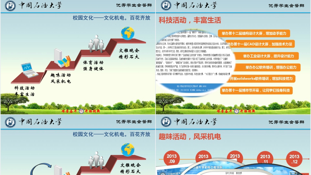 机电工程学院学生会答辩演讲稿PPT模板 机电工程学院学生会答辩演讲稿PPT模板