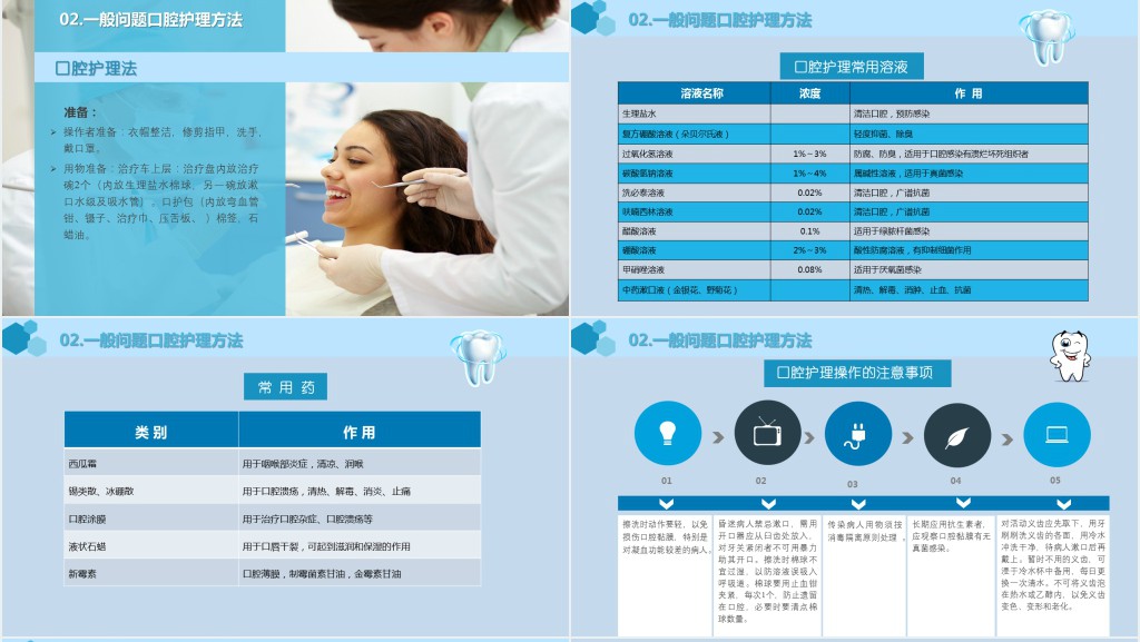 口腔护理健康宣教讲课PPT课件 口腔护理健康宣教讲课PPT课件