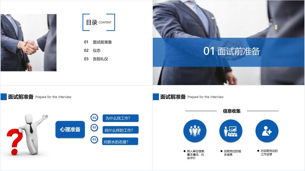 大学生求职面试基本礼仪PPT课件 大学生求职面试基本礼仪PPT课件