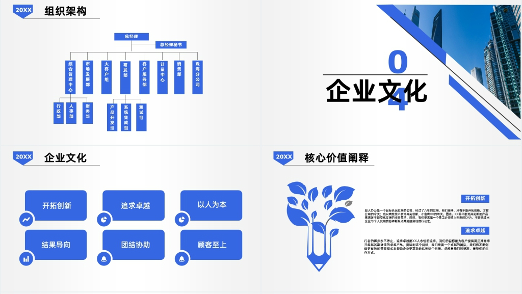 商务风格的新员工入职培训内容PPT模板