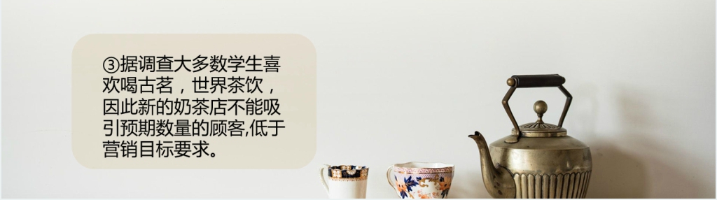 奶茶店投资创业计划方案PPT范文 奶茶店投资创业计划方案PPT范文