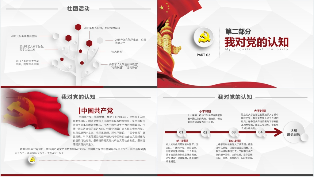 党在我心中入党申请推优竞选报告PPT范文 党在我心中入党申请推优竞选报告PPT范文