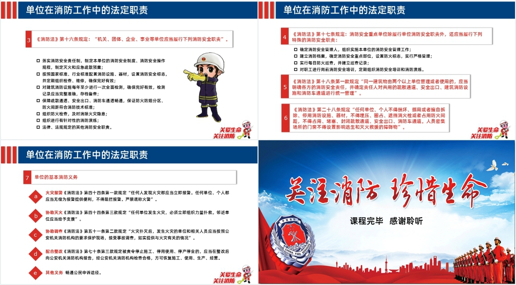 企事业单位消防安全知识培训PPT课件 企事业单位消防安全知识培训PPT课件