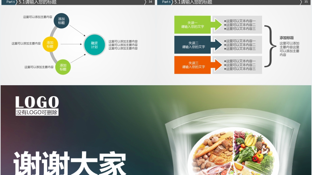 食品卫生与食品安全教育通用PPT模板 食品卫生与食品安全教育通用PPT模板