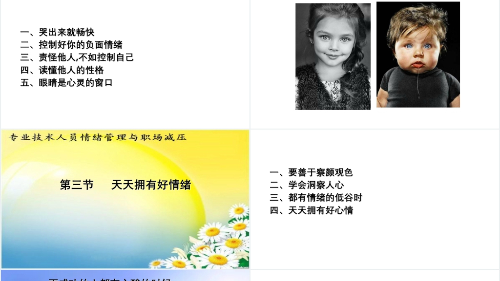 技术部员工情绪管理与职场减压PPT课件 技术部员工情绪管理与职场减压PPT课件