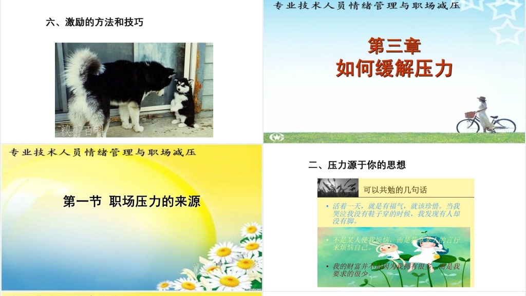 技术部员工情绪管理与职场减压PPT课件 技术部员工情绪管理与职场减压PPT课件