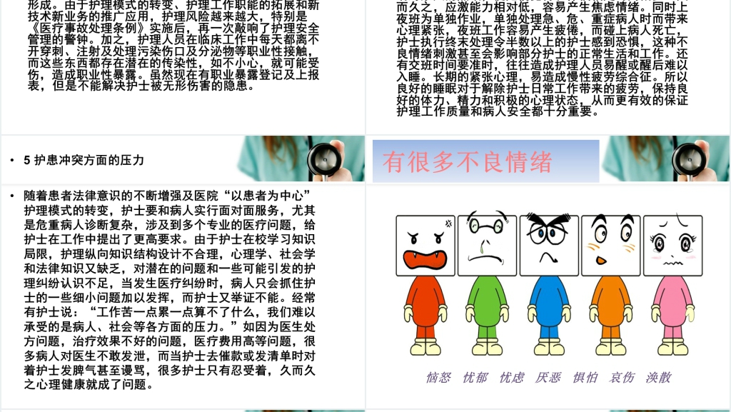 口腔外科护士情绪管理PPT课件