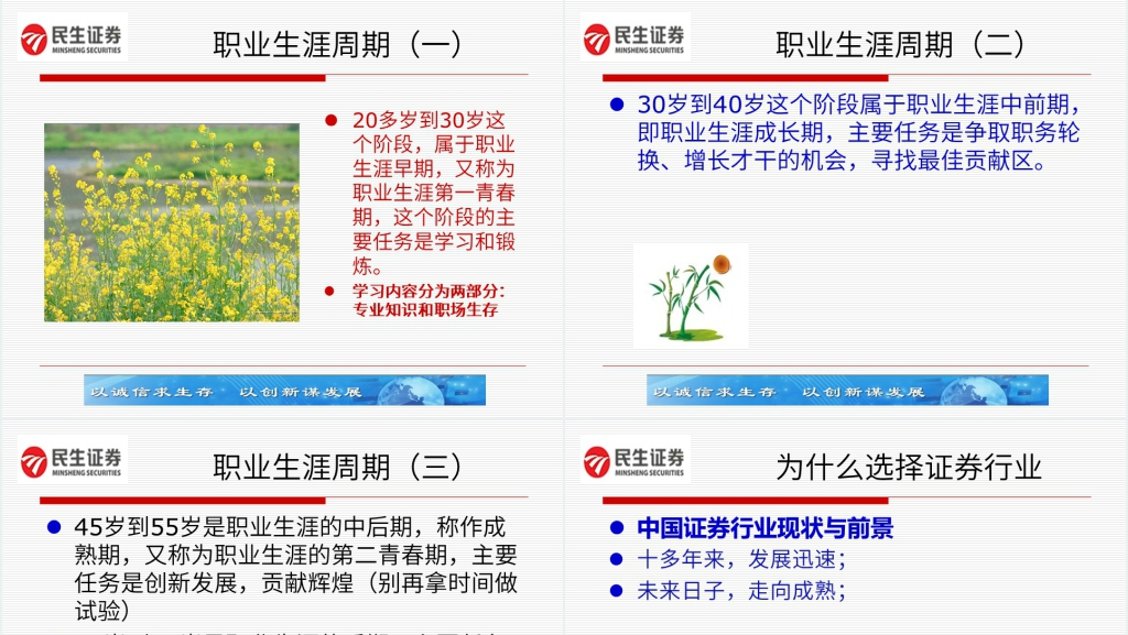 证券经纪人职业生涯规划PPT模板 证券经纪人职业生涯规划PPT模板