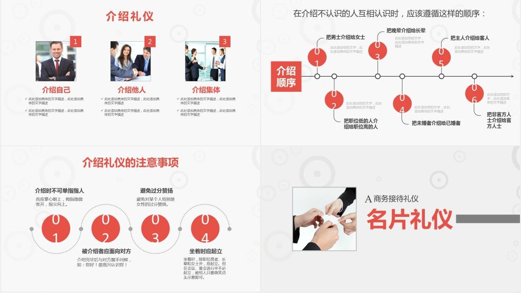 职场商务礼仪示范讲座主题PPT课件