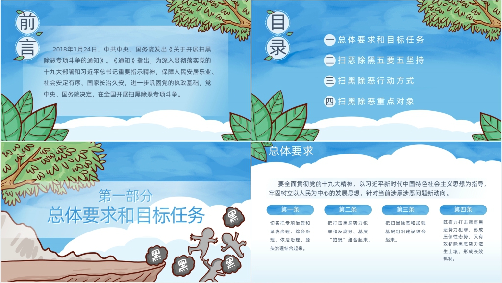 扫黑除恶弘扬正气维护稳定主题PPT党课 扫黑除恶弘扬正气维护稳定主题PPT党课