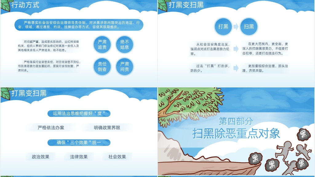 扫黑除恶弘扬正气维护稳定主题PPT党课 扫黑除恶弘扬正气维护稳定主题PPT党课