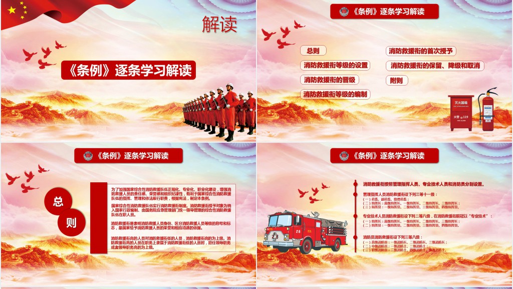 中华人民共和国消防救援衔条例PPT课件 中华人民共和国消防救援衔条例PPT课件