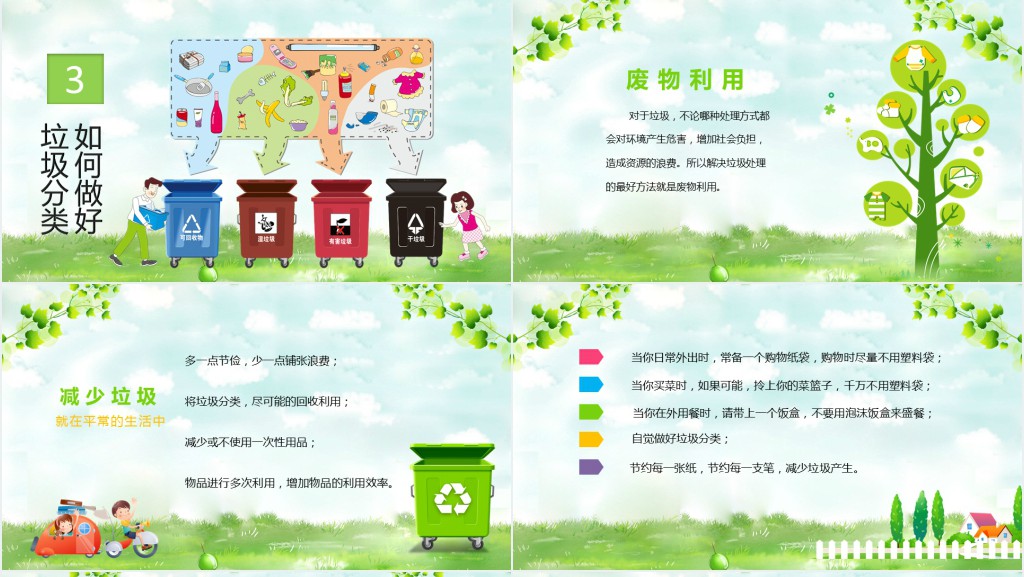 小学年级垃圾分类主题班会PPT 小学年级垃圾分类主题班会PPT
