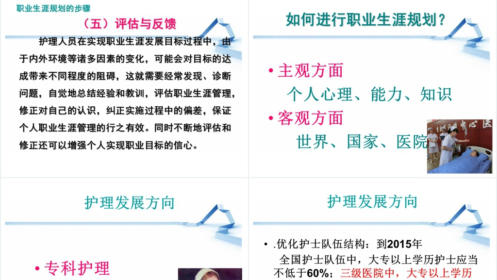 论护士职业生涯规划执行方法步骤PPT演讲篇 论护士职业生涯规划执行方法步骤PPT演讲篇