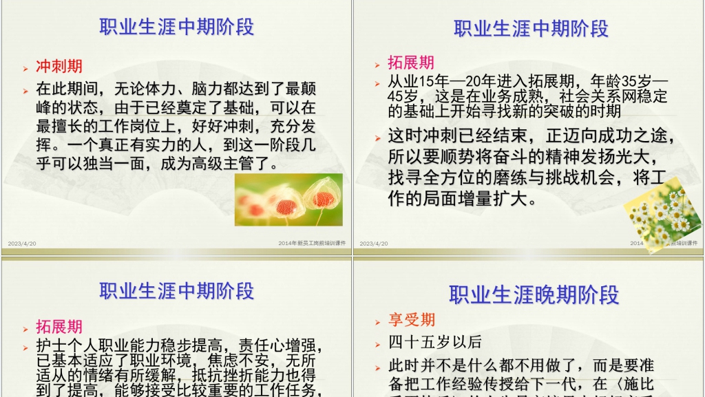中医药护士职业生涯规划培PPT成品 中医药护士职业生涯规划培PPT成品