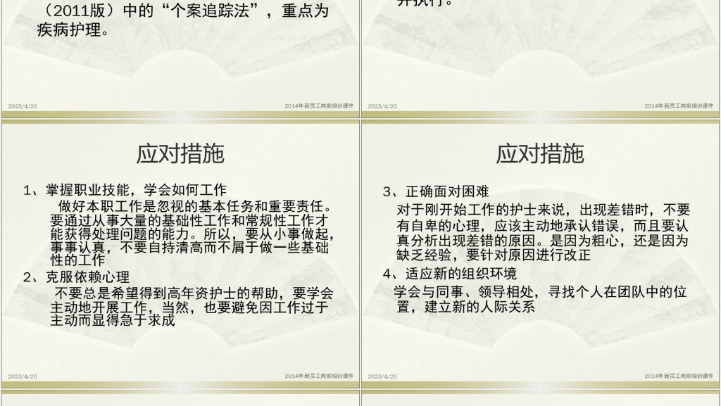 中医药护士职业生涯规划培PPT成品 中医药护士职业生涯规划培PPT成品