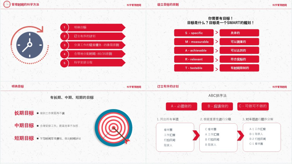 提升时间管理培训课程PPT课件 提升时间管理培训课程PPT课件