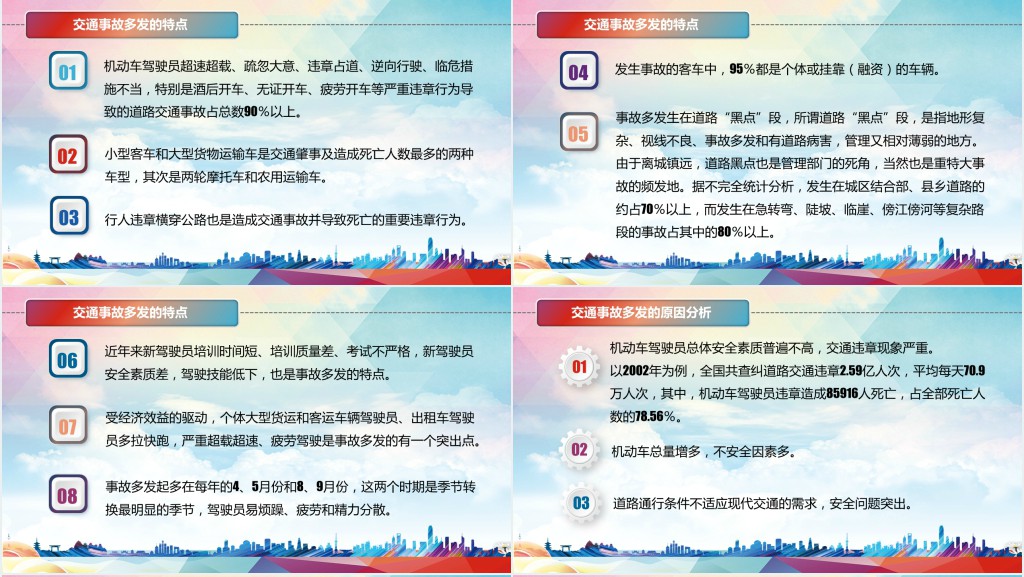 平安出行主题的主题班会PPT课件 平安出行主题的主题班会PPT课件