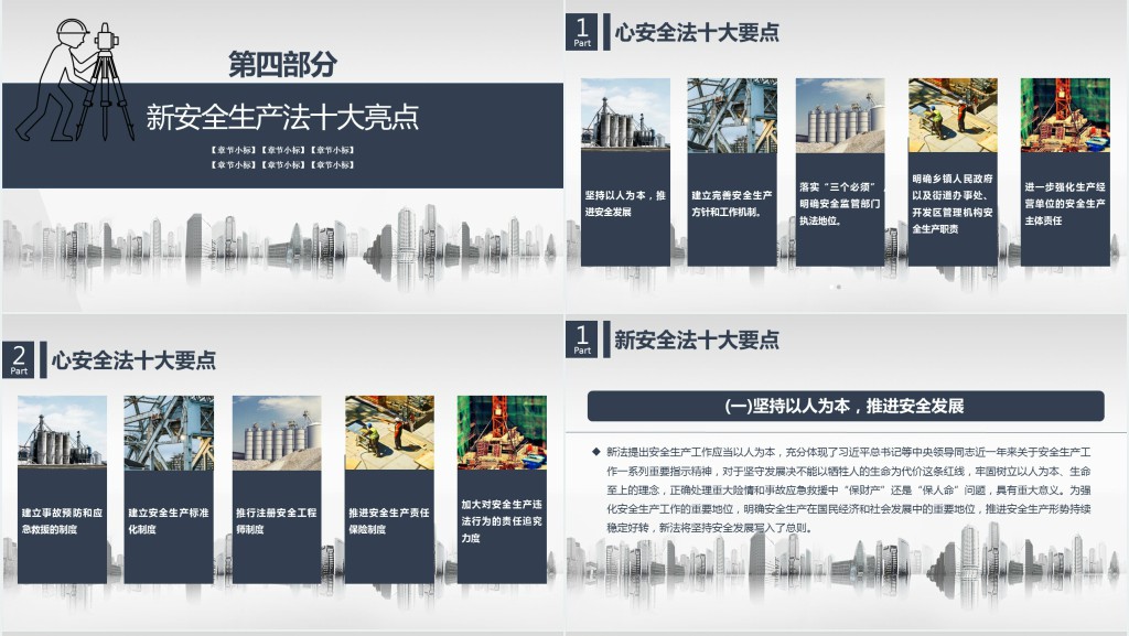 企业安全生产五落实PPT模板 企业安全生产五落实PPT模板