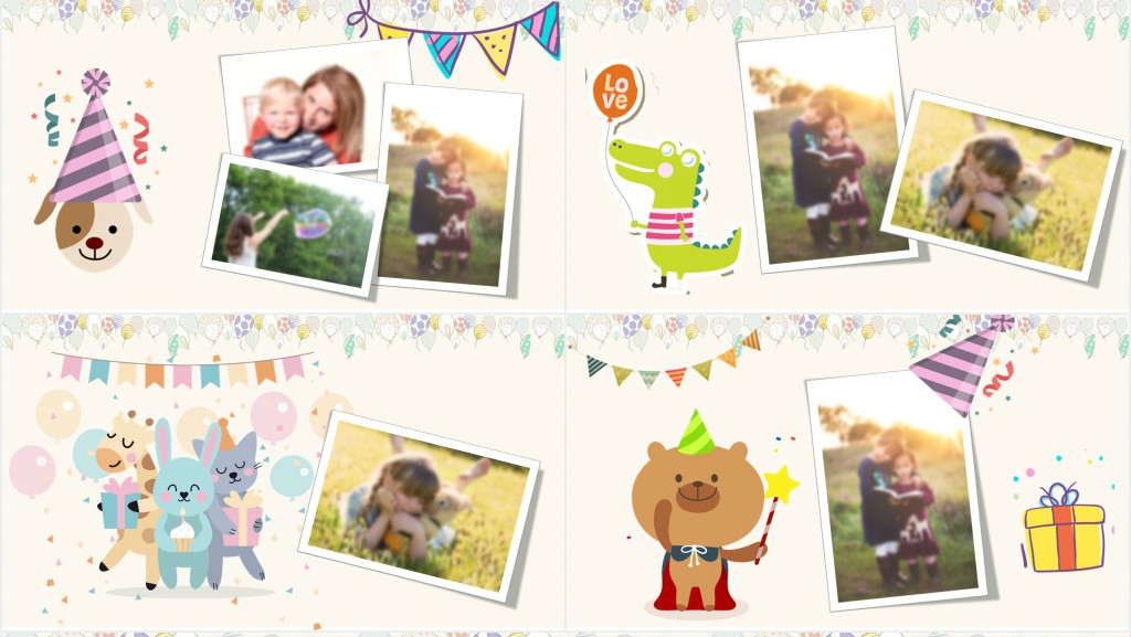 孩子三岁生日宴PPT模板 孩子三岁生日宴PPT模板