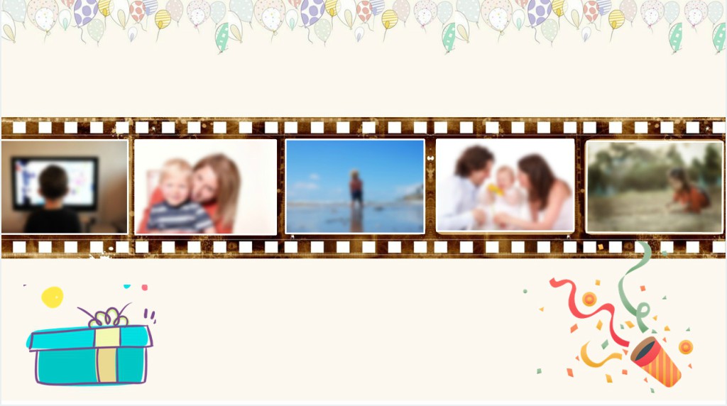 孩子三岁生日宴PPT模板 孩子三岁生日宴PPT模板