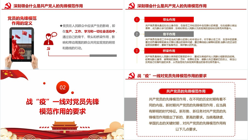 党政风战疫当前做新时代硬核党员PPT党课 党政风战疫当前做新时代硬核党员PPT党课