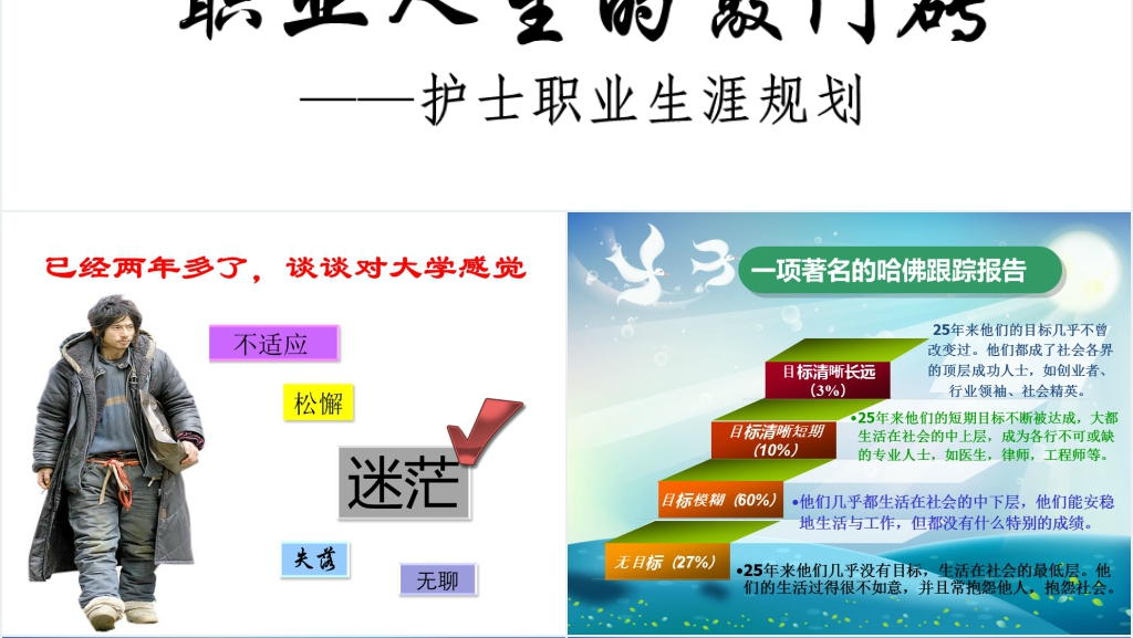 护士个人职业生涯规划书范文PPT 护士个人职业生涯规划书范文PPT