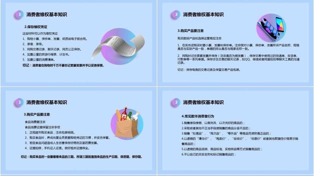 国际消费者权益日历史PPT模板 国际消费者权益日历史PPT模板
