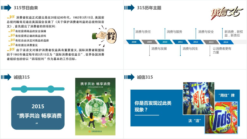 315国际消费者权益日PPT 315国际消费者权益日PPT