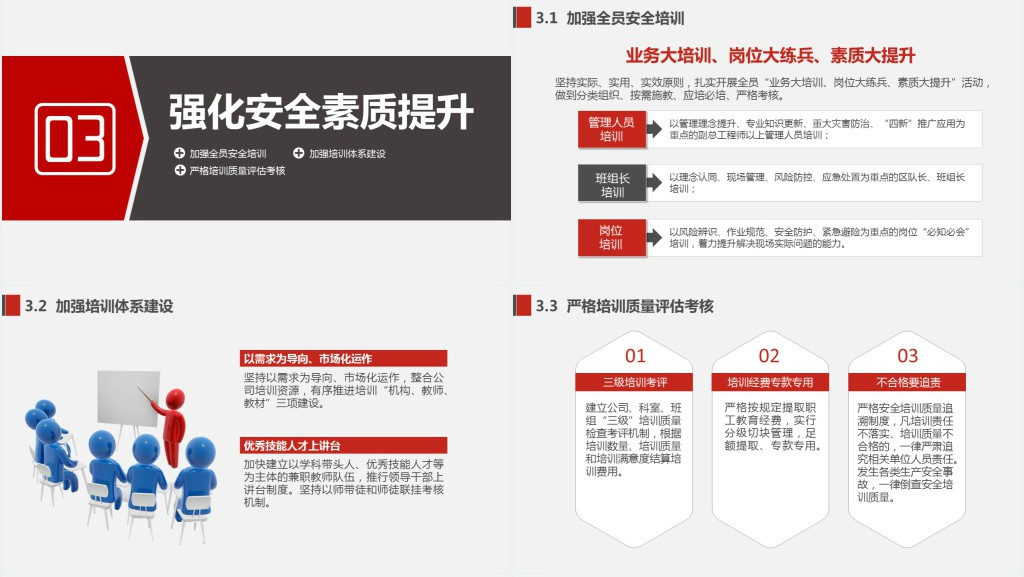 安全生产标准化工作汇报PPT模板