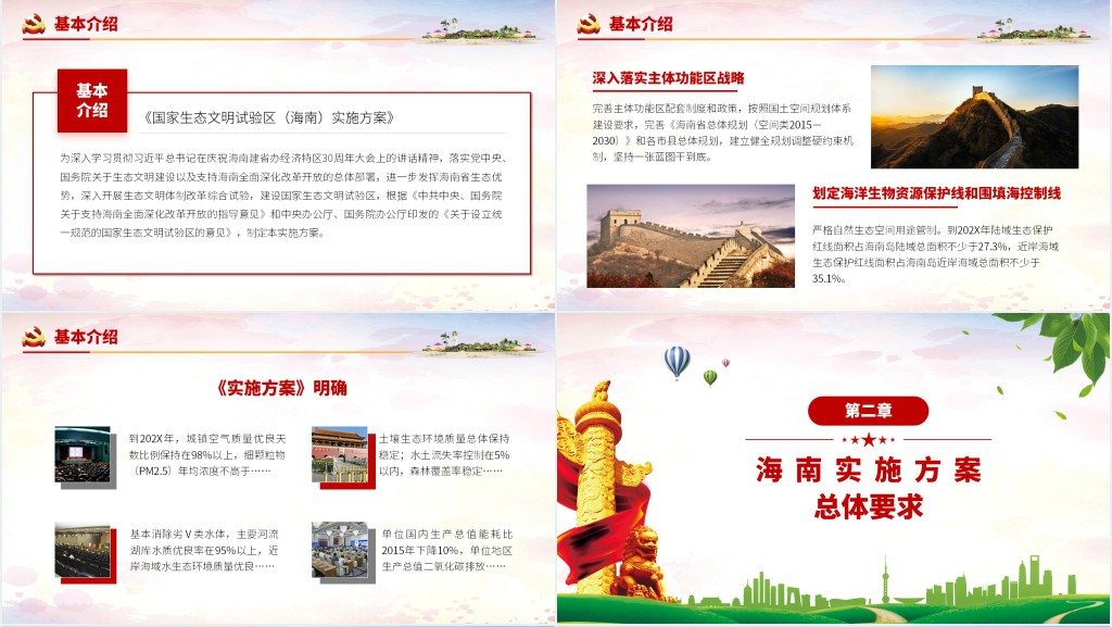 生态文明试验区海南实施方案PPT 生态文明试验区海南实施方案PPT