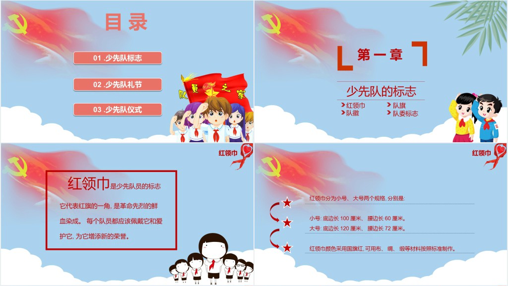 少先队基础礼仪教育知识PPT课件 少先队基础礼仪教育知识PPT课件