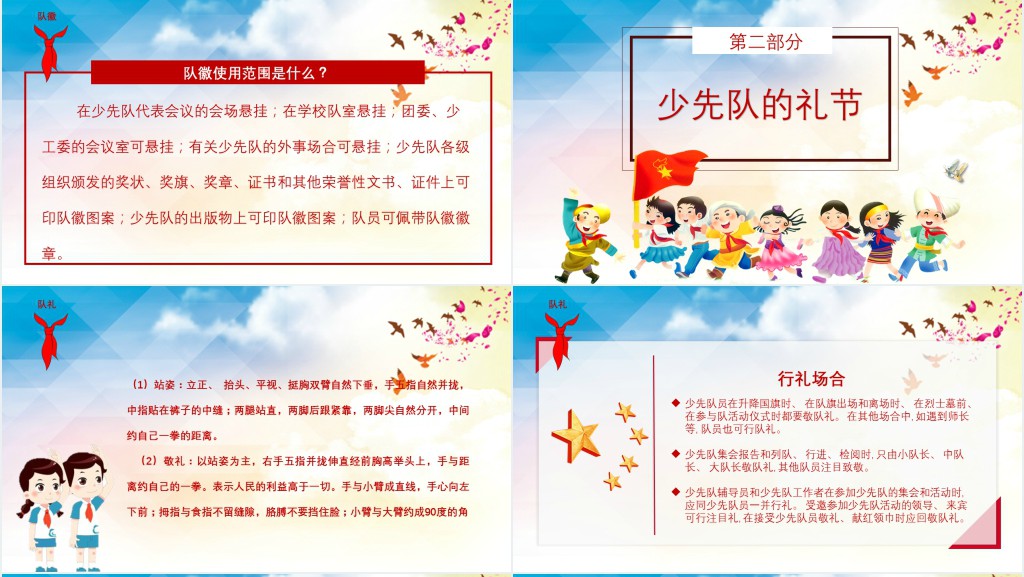 关于少先队礼仪知识我知晓PPT课件 关于少先队礼仪知识我知晓PPT课件