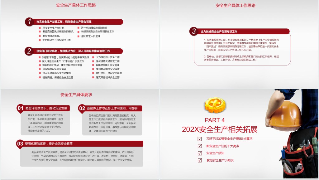 工地安全生产月教育宣传PPT模板 工地安全生产月教育宣传PPT模板