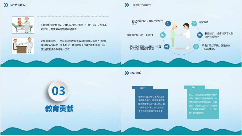 医院科室主任述职报告PPT范文 医院科室主任述职报告PPT范文