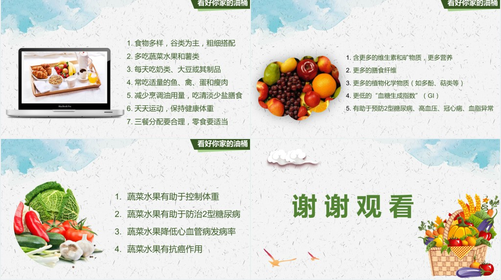 健康饮食与疾病之关系PPT课件 健康饮食与疾病之关系PPT课件