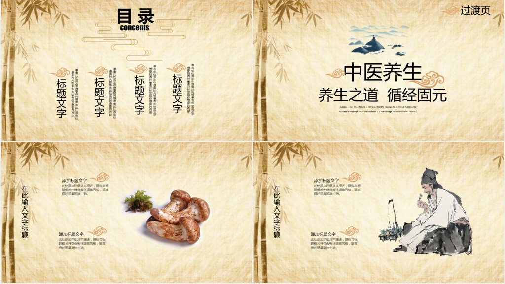 中医文化传播工作总结PPT模板 中医文化传播工作总结PPT模板