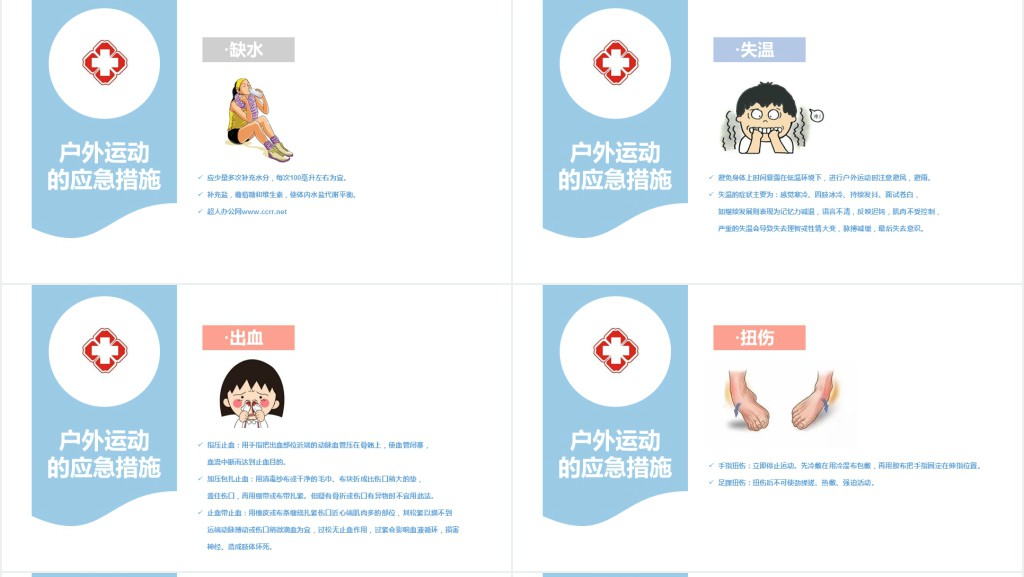 户外运动安全知识培训PPT