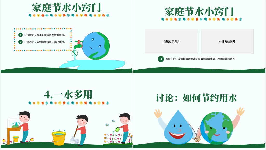 小学生节约用水主题班会PPT课件 小学生节约用水主题班会PPT课件