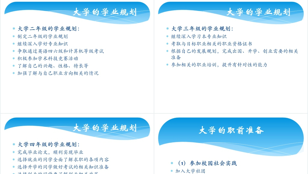 大学生职业生涯规划第一课PPT课件 大学生职业生涯规划第一课PPT课件
