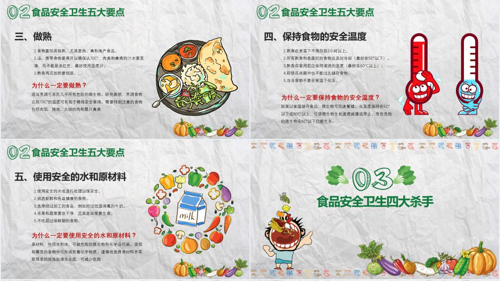 关注食品安全法宣传教育PPT